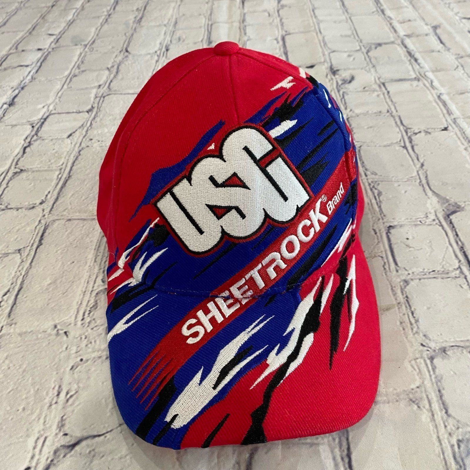 Usg Sheetrock Brand Joe Nemecheck 01 Embroidered Ajustable Strap Cap Lnwot